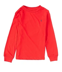 Polo Ralph Lauren Little Boys Jersey Crew Neck Long Sleeve T-Shirt