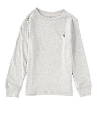 Polo Ralph Lauren Little Boys Jersey Crew Neck Long Sleeve T-Shirt