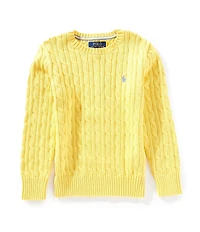 Polo Ralph Lauren Little Boys Long Sleeve Cable-Knit Sweater