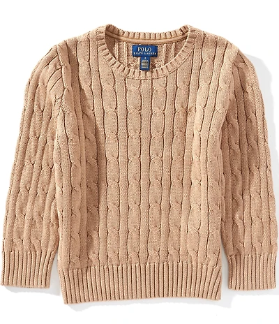 Polo Ralph Lauren Little Boys Long Sleeve Cable Knit Sweater