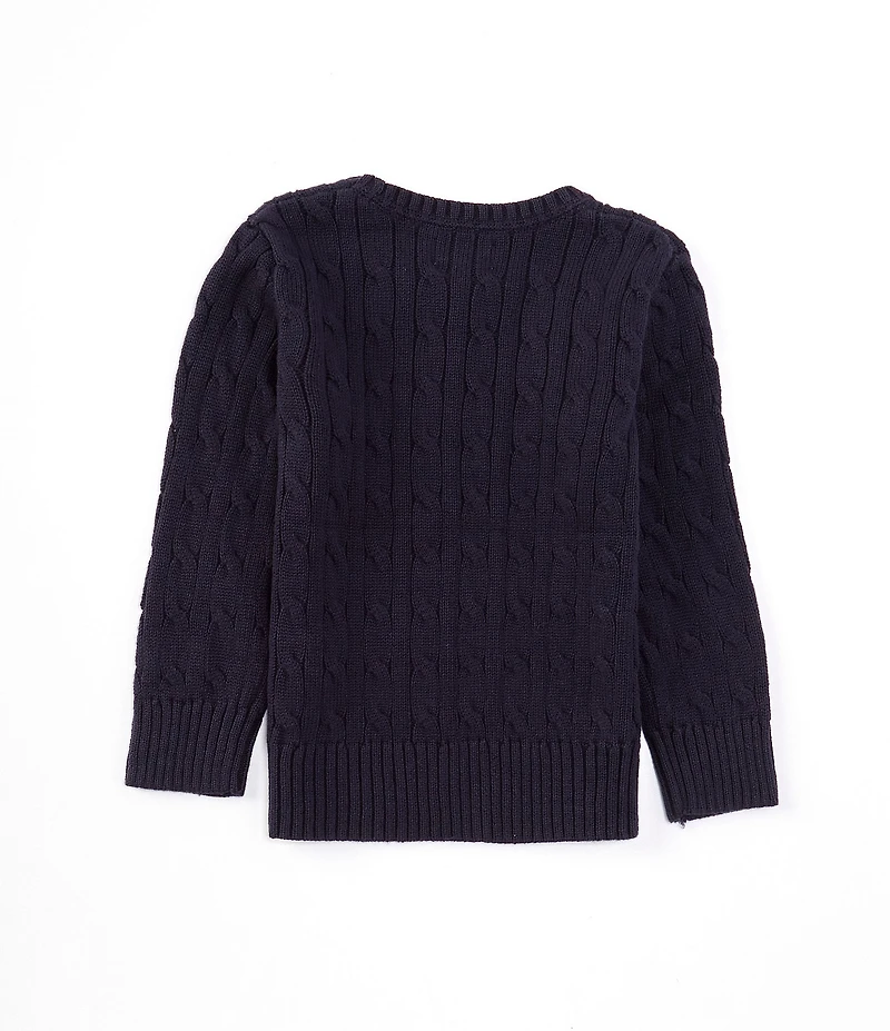Polo Ralph Lauren Little Boys Long Sleeve Cable Knit Sweater