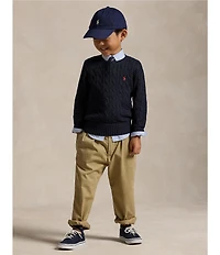 Polo Ralph Lauren Little Boys Long Sleeve Cable Knit Sweater