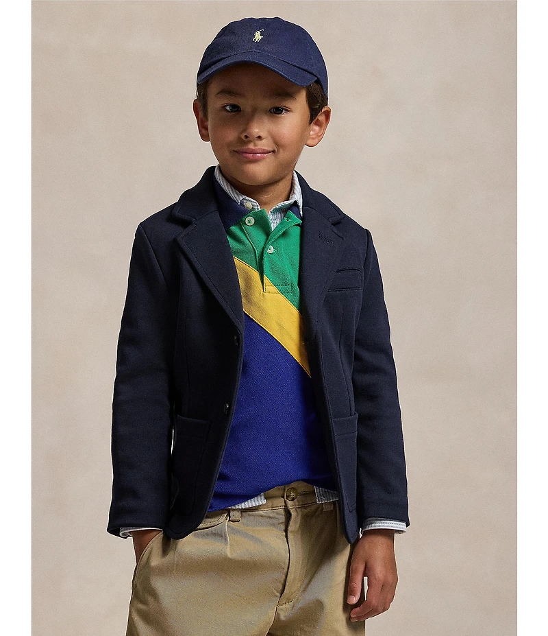 Polo Ralph Lauren Little Boys Long Sleeve Double-Knit Jacket