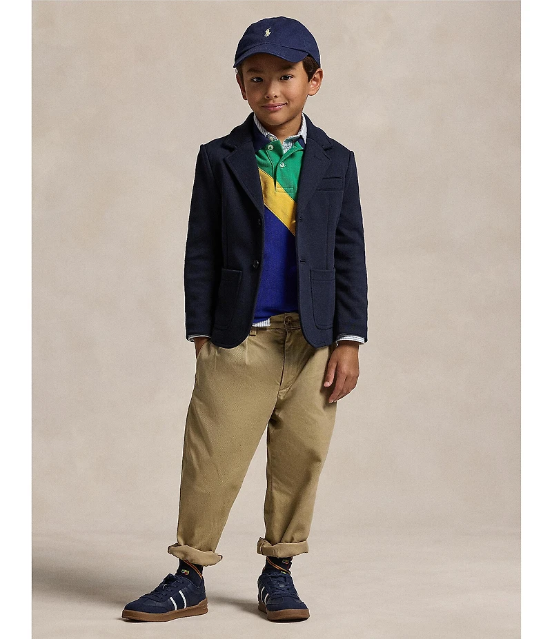 Polo Ralph Lauren Little Boys Long Sleeve Double-Knit Jacket