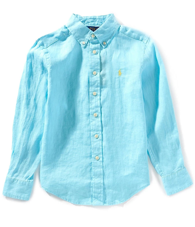 Polo Ralph Lauren Little Boys Long Sleeve Linen Shirt