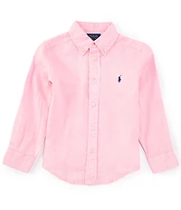 Polo Ralph Lauren Little Boys Long Sleeve Linen Shirt