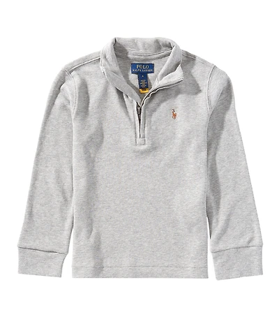 Polo Ralph Lauren Little Boys Long-Sleeve Quarter-Zip Interlock Pullover