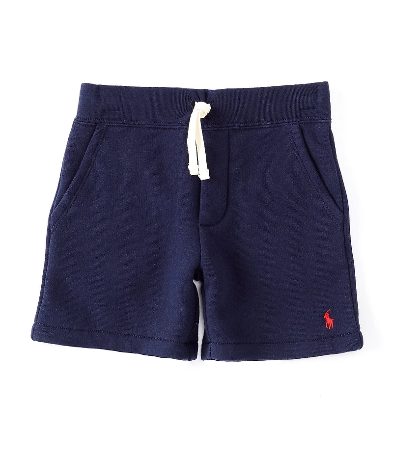 Polo Ralph Lauren Little Boys Mid-Rise Brushed Fleece Pull-On Shorts