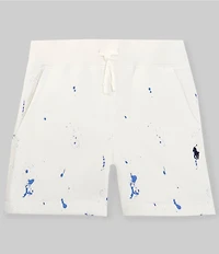 Polo Ralph Lauren Little Boys Paint-Spatter Fleece Shorts