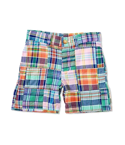 Polo Ralph Lauren Little Boys Patchwork Madras Shorts