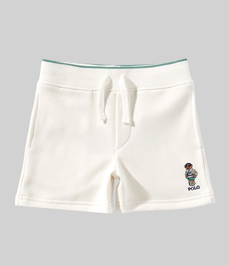 Polo Ralph Lauren Little Boys Polo Bear Fleece Shorts