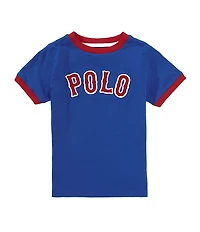 Polo Ralph Lauren Little Boys Short-Sleeve Baseball-Logo Jersey T-Shirt