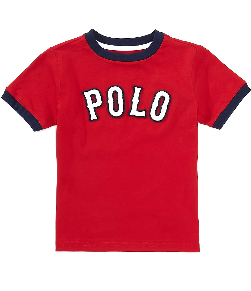 Polo Ralph Lauren Little Boys Short-Sleeve Baseball-Logo Jersey T-Shirt