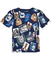 Polo Ralph Lauren Little Boys Short-Sleeve Baseball-Print Jersey T-Shirt
