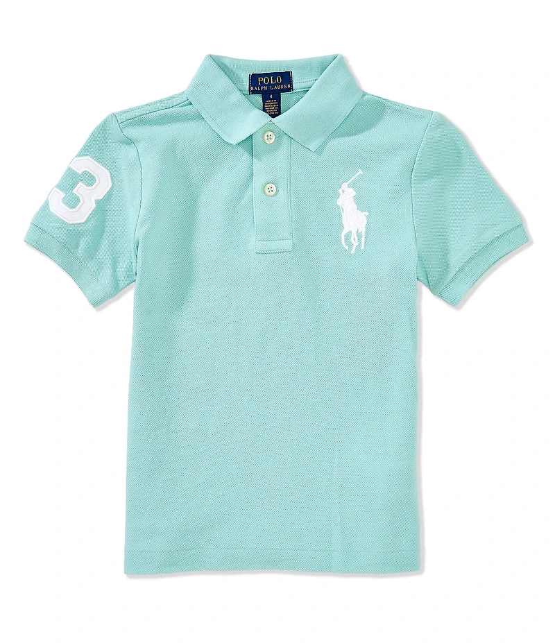 Polo Ralph Lauren Little Boys Short Sleeve Big Pony Mesh Polo Shirt