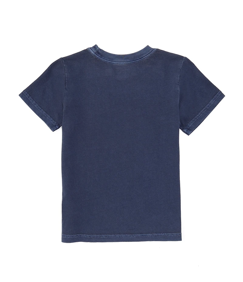 Polo Ralph Lauren Little Boys 2T-7 Short Sleeve Club Polo Cotton Jersey T-Shirt