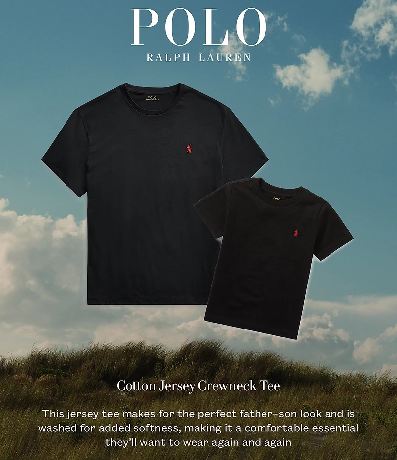 Polo Ralph Lauren Little Boys Short Sleeve Essential T-Shirt