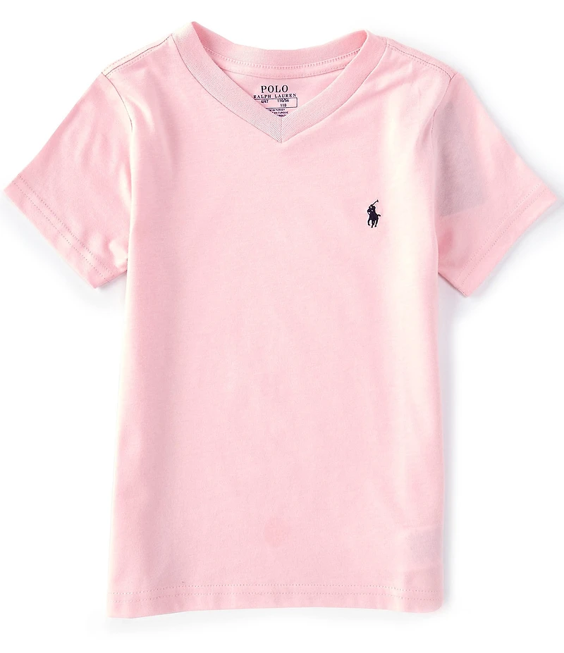 Polo Ralph Lauren Little Boys Short-Sleeve Essential V-Neck T-Shirt
