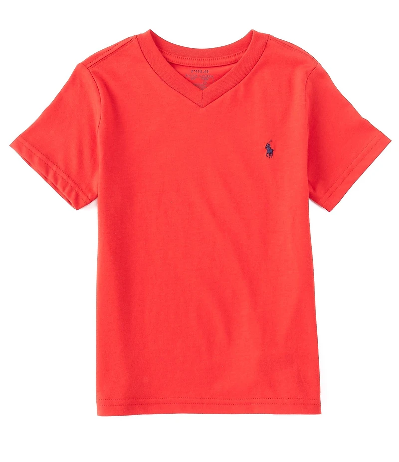 Polo Ralph Lauren Little Boys Short-Sleeve Essential V-Neck T-Shirt