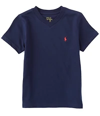 Polo Ralph Lauren Little Boys Short-Sleeve Essential V-Neck T-Shirt
