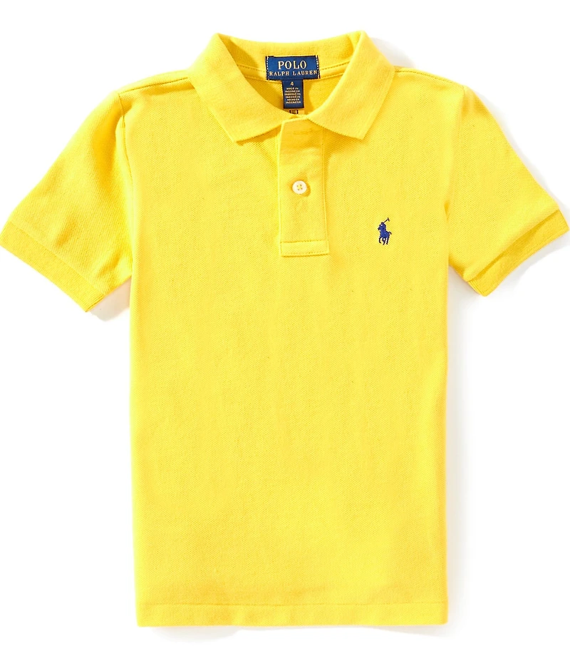 Polo Ralph Lauren Little Boys Short Sleeve Iconic Mesh Polo Shirt