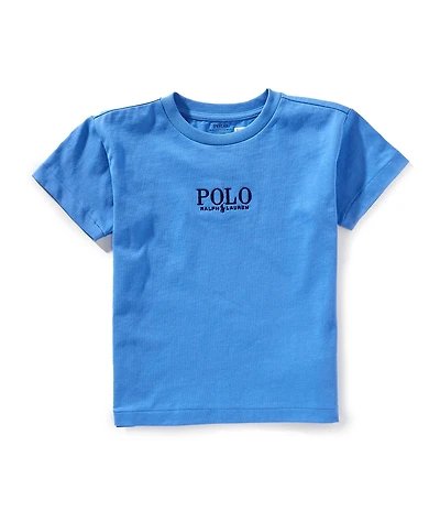 Polo Ralph Lauren Little Boys Short Sleeve Logo Heavyweight Jersey T-Shirt