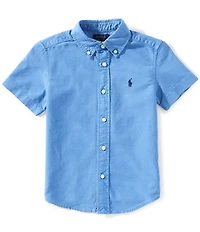 Polo Ralph Lauren Little Boys Short Sleeve Oxford Shirt