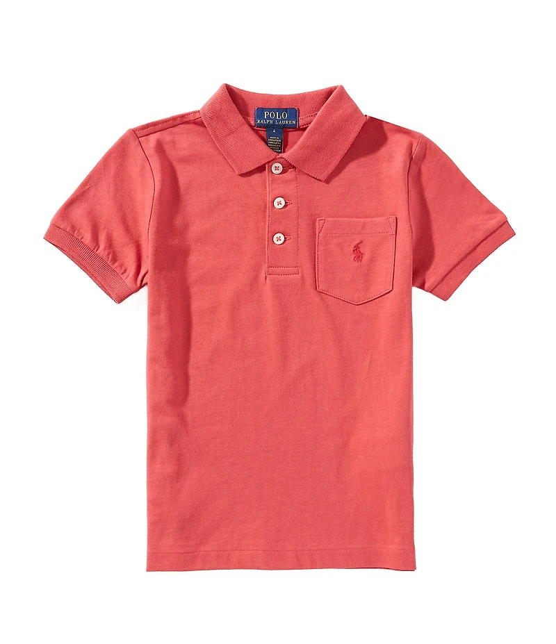 Polo Ralph Lauren Little Boys Short Sleeve Pocket Jersey Polo Shirt