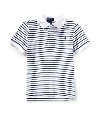 Polo Ralph Lauren Little Boys Short Sleeve Striped Interlock Polo Shirt