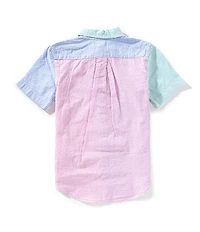 Polo Ralph Lauren Little Boys Short Sleeve Striped Seersucker Fun Shirt