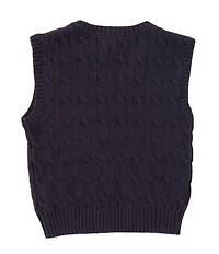 Polo Ralph Lauren Little Boys Sleeveless Cable-Knit Sweater Vest