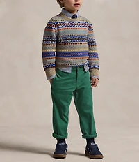 Polo Ralph Lauren Little Boys Straight Fit Flex Abrasion Twill Pants