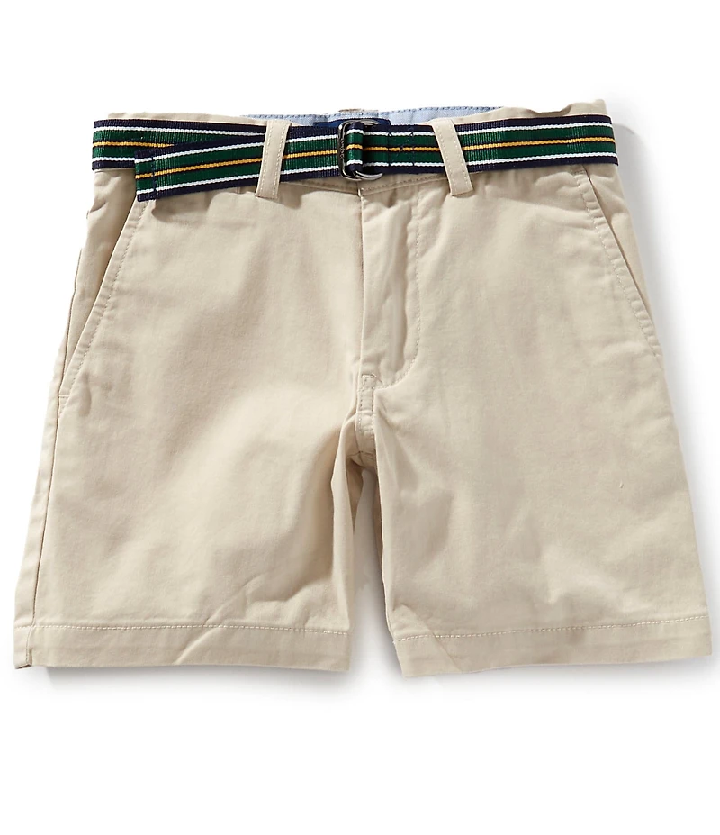 Polo Ralph Lauren Little Boys Straight Fit Flex Abrasion Belted Twill Shorts