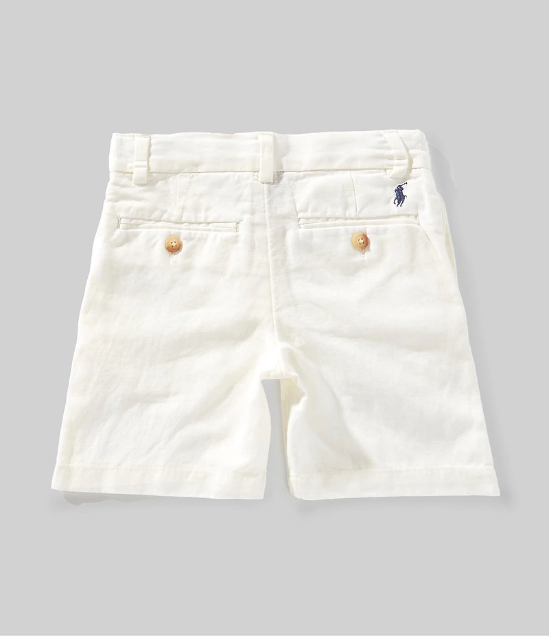 Polo Ralph Lauren Little Boys Straight Fit Linen-Blend Shorts