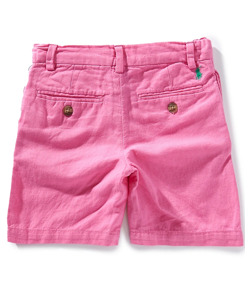 Polo Ralph Lauren Little Boys Straight Fit Linen-Blend Shorts