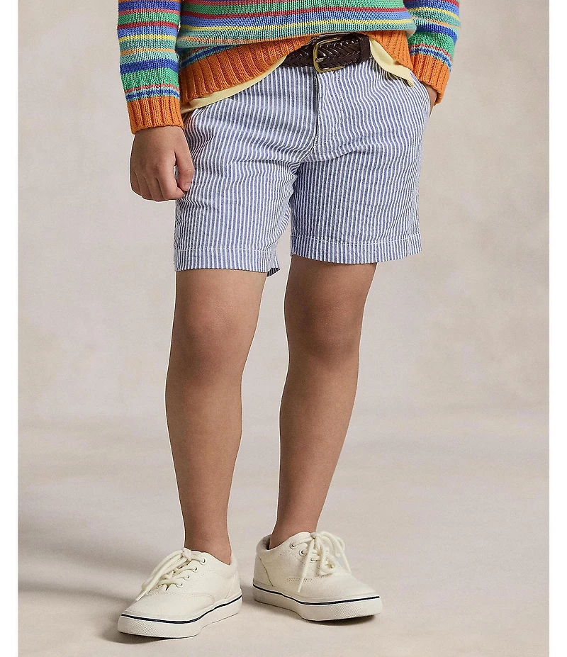 Polo Ralph Lauren Little Boys Stretch Seersucker Shorts