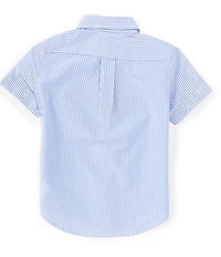 Polo Ralph Lauren Little Boys Striped Short Sleeve Seersucker Shirt