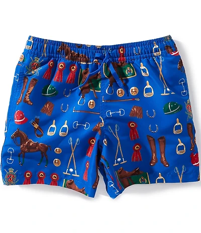 Polo Ralph Lauren Little Boys Equestrian-Inspired Traveler Swim Trunks