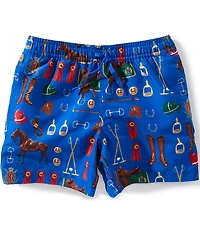 Polo Ralph Lauren Little Boys Equestrian-Inspired Traveler Swim Trunks