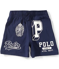Polo Ralph Lauren Little Boys Graphic Jersey Shorts