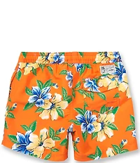 Polo Ralph Lauren Little Boys Hibiscus-Print Traveler Swim Trunks