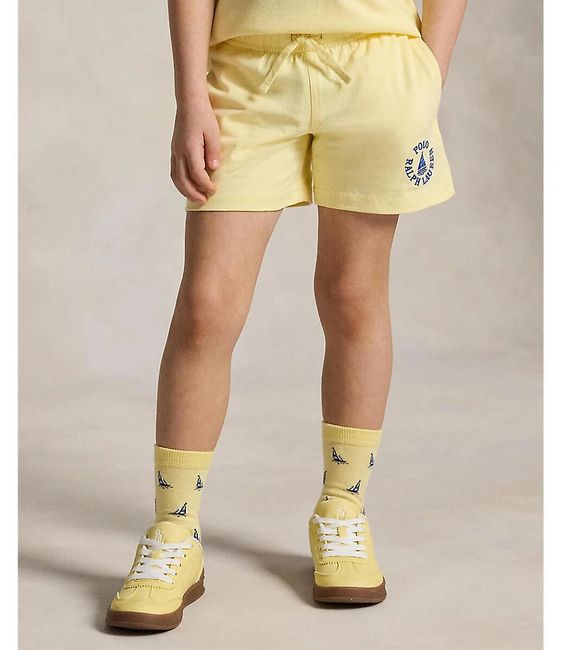 Polo Ralph Lauren Little Boys Logo Jersey Shorts
