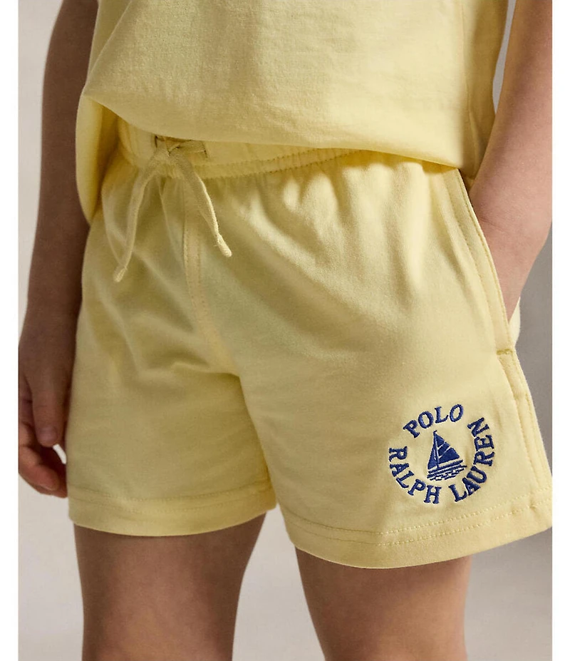 Polo Ralph Lauren Little Boys Logo Jersey Shorts