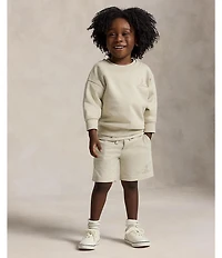 Polo Ralph Lauren Little Boys Logo Jersey Shorts