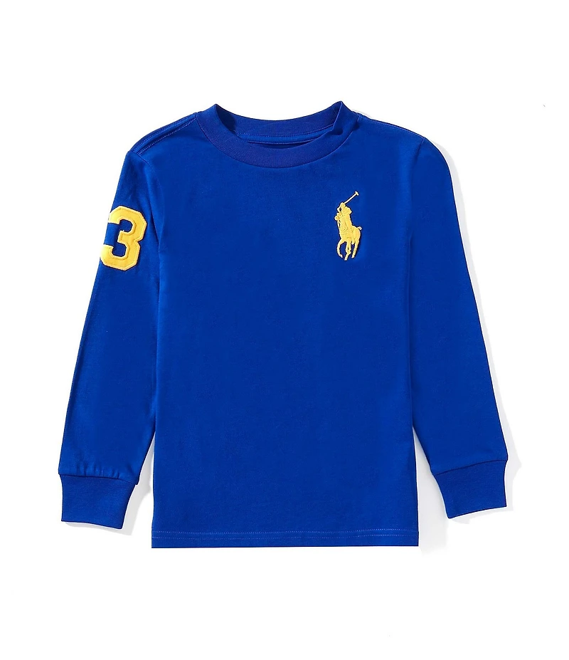 Polo Ralph Lauren Little Boys Long-Sleeve Big Pony Jersey T-Shirt