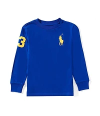 Polo Ralph Lauren Little Boys Long-Sleeve Big Pony Jersey T-Shirt