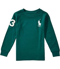 Polo Ralph Lauren Little Boys Long-Sleeve Big Pony T-Shirt
