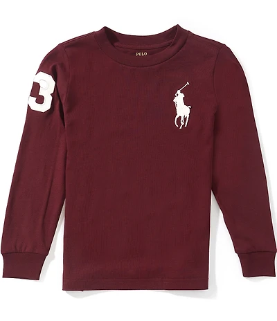 Polo Ralph Lauren Little Boys Long-Sleeve Big Pony T-Shirt