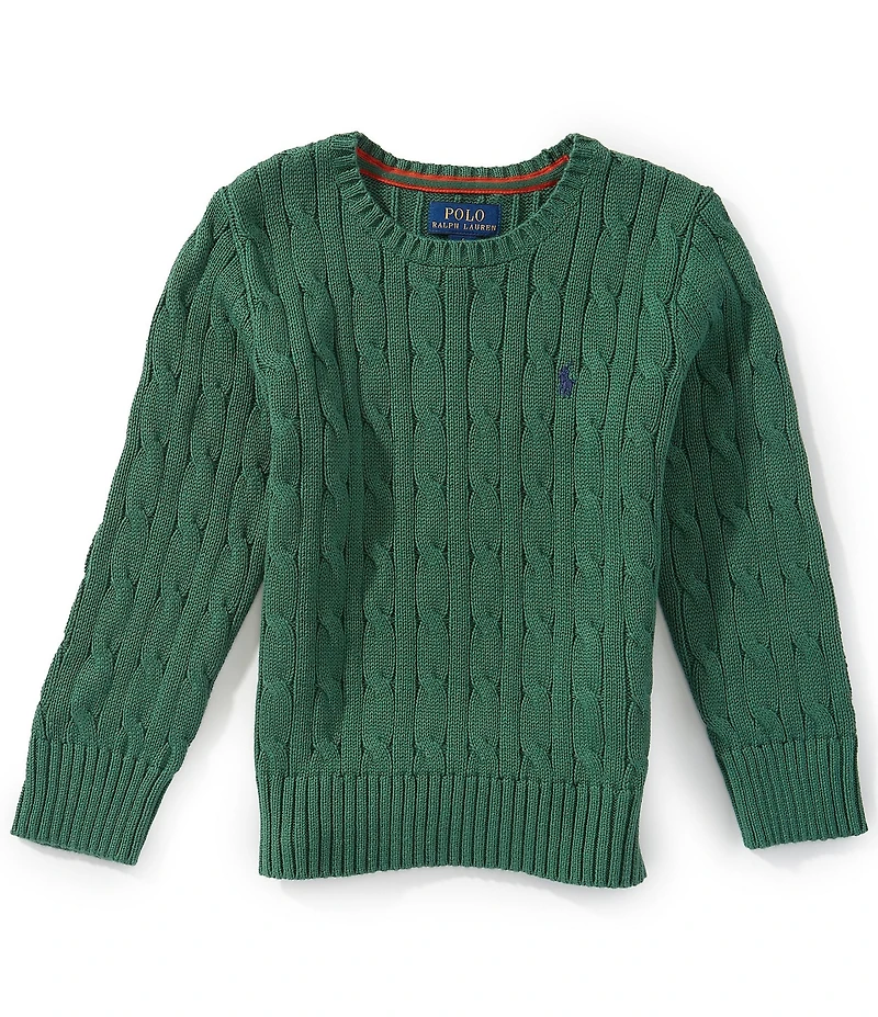 Polo Ralph Lauren Little Boys Long Sleeve Cable Knit Sweater