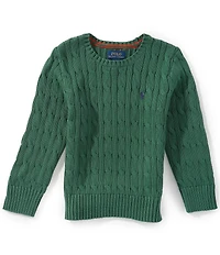 Polo Ralph Lauren Little Boys Long Sleeve Cable Knit Sweater